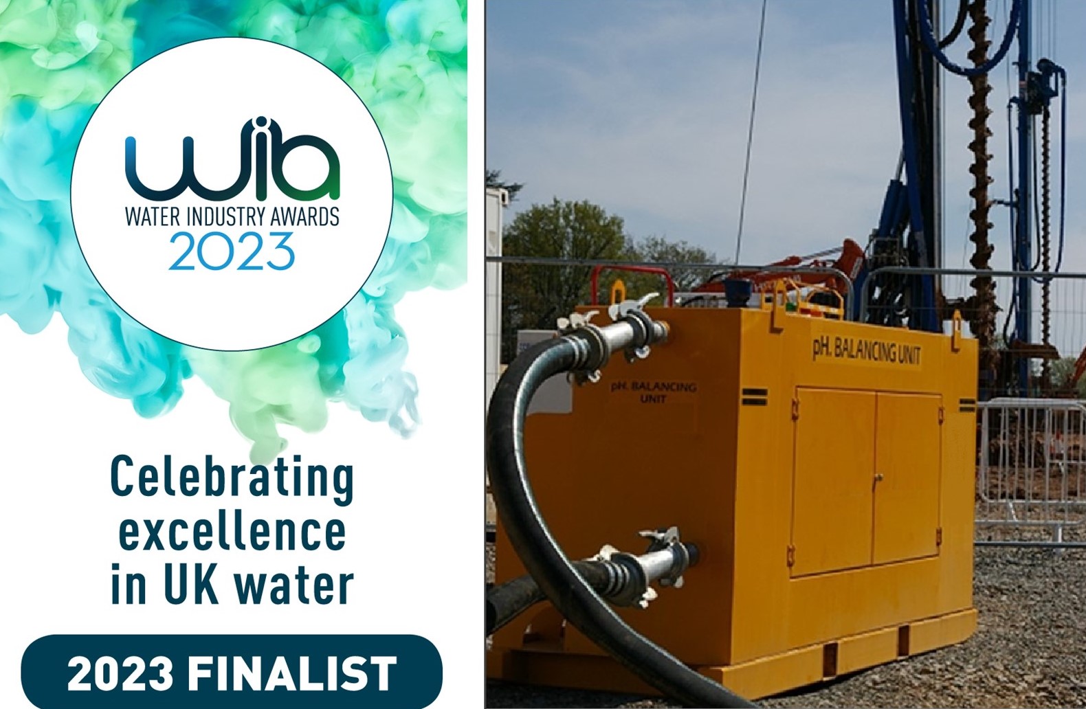 Smart Storm's Neutralizer; 2023 finalist in the Polution Mitigation Category at the Water Industry Awards